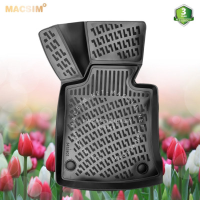 Thảm lót sàn ô tô nhựa TPU Silicon Mercedes GLK 2008- 2015 Nhãn hiệu Macsim