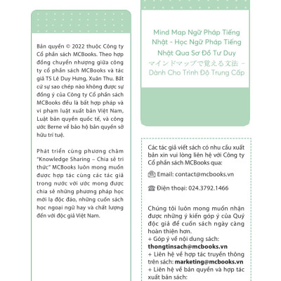 Sách - Mind Map Ngữ Pháp Tiếng Nhật - Học Ngữ Pháp Tiếng Nhật Qua Sơ Đồ Tư Duy - Dành Cho Trình Độ Trung Cấp