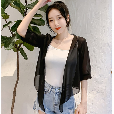 [ĐẸP & RẺ VÔ ĐỊCH] Áo khoác voan cột tà 01 chất vải đẹp, mềm mại, thoáng mát, khoác nhẹ bên ngoài, thanh lịch C134