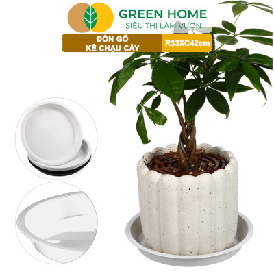 Đĩa Nhựa Lót Chậu Cây Greenhome, Nhiều Kích Cỡ, Hứng Nước Giúp Sạch Bàn, Sàn, Nhựa Nguyên Sinh, Bền, Đẹp, Chóng Rơi Vỡ