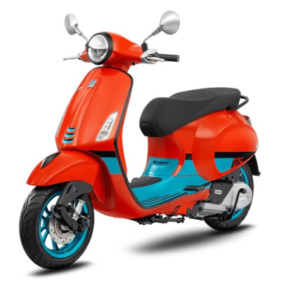 Xe Tay Ga Vespa Primavera Color Vibe 125 Orange Tramonto