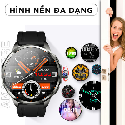 Đồng hồ Thông minh AMA Watch H99 dung lượng cao lắp sim nghe gọi độc lập + kết nối bluetooth nhận thông báo camera xoay có CHPlay Tải App Hàng Chính Hãng