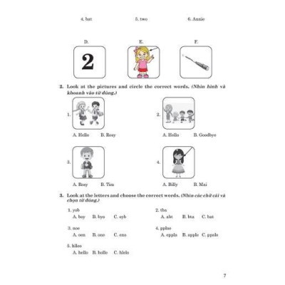 Sách - Bài Tập Tiếng Anh Lớp 1 Biên Soạn Theo Bộ Sách Family And Friends 1 National Edition - Hồng Ân