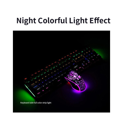 Bàn phím và chuột cơ AJAZZ Combo N-Key Rollover Red Switch đèn nền 2400DPI 104Keys