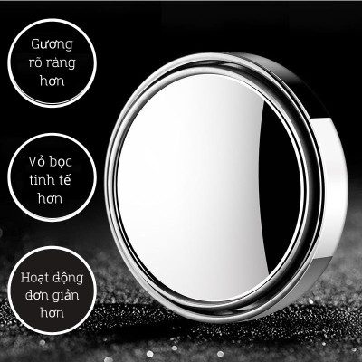 Gương Cầu Lồi Mini Xoay 360 Độ | Gương Cầu Lồi Mini Dán Gương Xe Ô Tô Tăng Tầm Nhìn, Hạn Chế Điểm Mù, An Toàn Hơn Khi Tham Gia Giao Thông