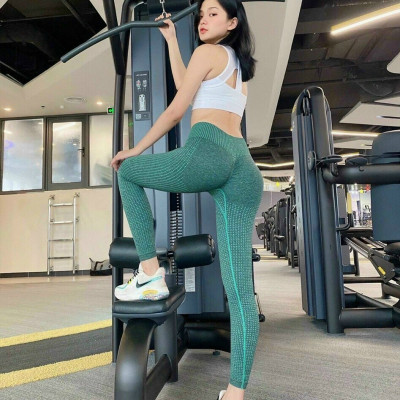 QUẦN LEGGING DÀI CHẤM MÔNG NỮ TẬP GYM YOGA CHẠY BỘ