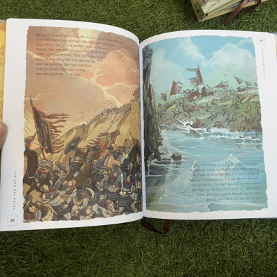 [Bộ LỊCH SỬ VIỆT NAM BẰNG TRANH] - BÌA CỨNG - IN MÀU TOÀN BỘ - NXB TRẺ  - [Lam Sơn dấy nghĩa] -