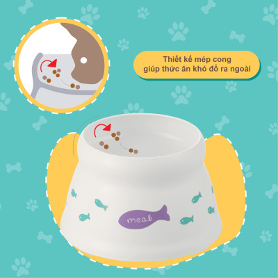 Chén đựng thức ăn cho chó mèo RICHELL Nhật nhiều size | Pet