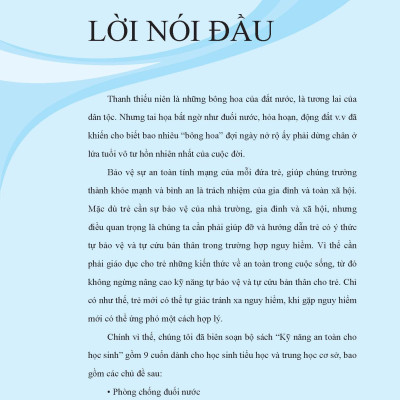 Kỹ Năng An Toàn Cho Học Sinh, Quyển 3 - Vietnambook