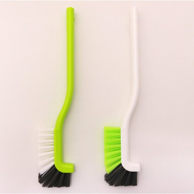 Combo 2 chai nước tẩy toilet đậm đặc + 1 cây bàn chải chà góc chữ L - made in Japan