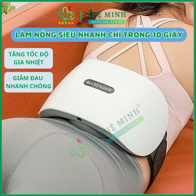 Đai Massage Bụng Hỗ Trợ tan Mỡ Bụng, Xoa Bóp Cùng Lúc Làm Nóng, Mát Xa Cổ Vai Lưng Đùi Megou TY-308 BH 1 Năm