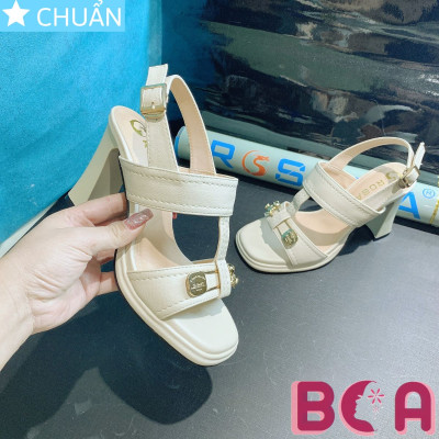 Giày cao gót nữ hở mũi 8p RO656 ROSATA tại BCASHOP thiết kế thời trang, sành điệu cùng gấu vàng siu cute