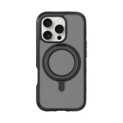 Ốp Lưng Sạc Từ Tính Có Chân Đế cho iPhone 16 Pro/ 16 Pro Max LAUT Crystal-M, chính hãng Germany_ Hàng chính hãng