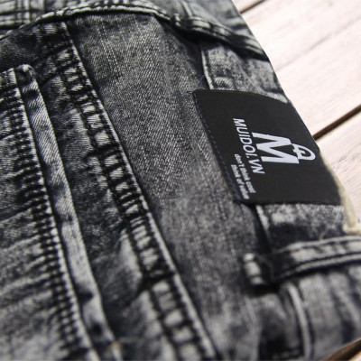 Quần short jean nam xám Q110 Muidoi