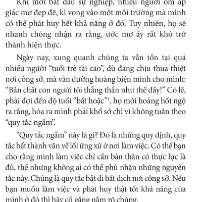 Quy Tắc Ngầm Nơi Công Sở