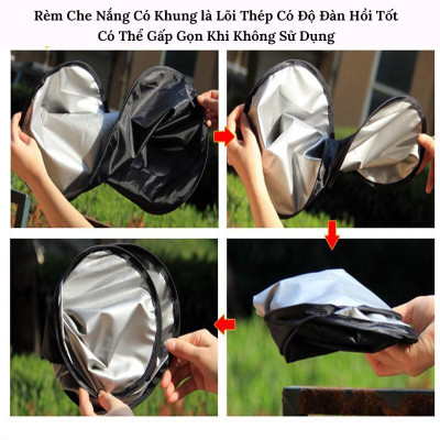 Tấm Che Nắng Kính Xe Ô Tô - Bộ 6 Miếng Chống Nắng Kính Xe - Phản Quang Cách Nhiệt