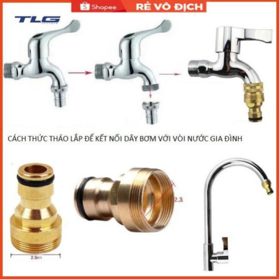 Bộ dây vòi xịt nước rửa xe, tưới cây . tăng áp 3 lần, loại 15m 206318 đầu đồng, cút, nối đen
