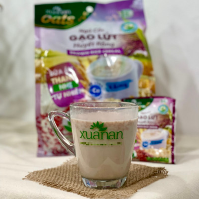 Combo 2 túi: Ngũ Cốc Gạo Lứt Huyết Rồng 400G + Ngũ Cốc Yến Mạch Óc Chó Và Mè Đen 400G [ít đường](Tặng Kèm 1 Túi Yến Mạch 150G)