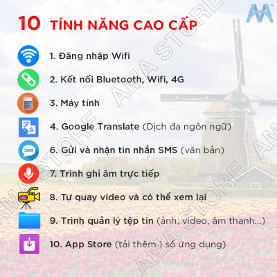 Đồng hồ Thông minh AMA Watch Y86 có CHPlay xem được Youtube có Za.lo Gắn sim 4G Định vị Kép GPS Wifi cho Trẻ em cấp 1 2 - Hàng chính hãng
