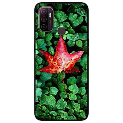 Ốp lưng dành cho Oppo A53 mẫu Lá Phong Đỏ