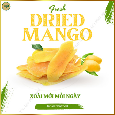 XOÀI SẤY DẺO HƯƠNG VỊ TỰ NHIÊN TỐT CHO SỨC KHỎE HIỆU TÂN LỘC PHÁT