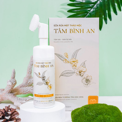 Sữa rửa mặt thảo mộc ( da nhờn, da hỗn hợp) Tâm Bình An -150ml