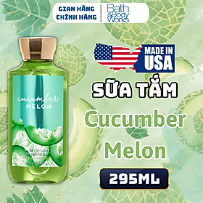 Body Mist Bath And Body Works Nam Nữ Chính Hãng Cucumber Melon, Xịt Thơm Body Toàn Thân Hương Nước Hoa 236ml
