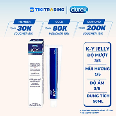 Gel bôi trơn Durex K-Y Jelly 50g - KY Jelly
