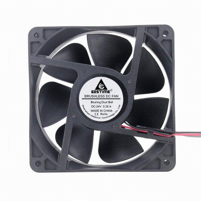 Gdstime 1 Pcs Two Balls 14V 11mmx11mmx38mm 1138B 1-Wire PC Machine Case Cooler DC Cooling Fan 11mm x 38mm 11cm 0.31A 14Volt