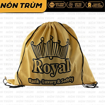 Túi vải dây rút Royal đựng mũ bảo hiểm màu vàng năng động