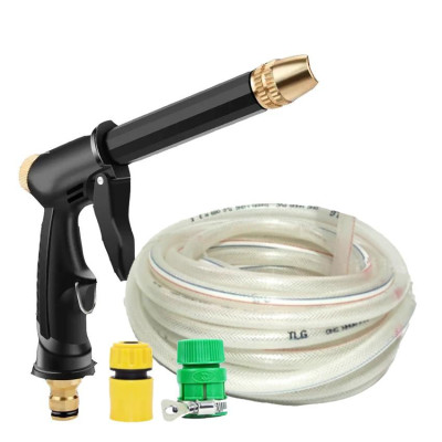 Vòi Xịt Tăng Áp Rửa Xe Ô Tô,Tưới Cây 5m 206810-2 cút nhựa xanh