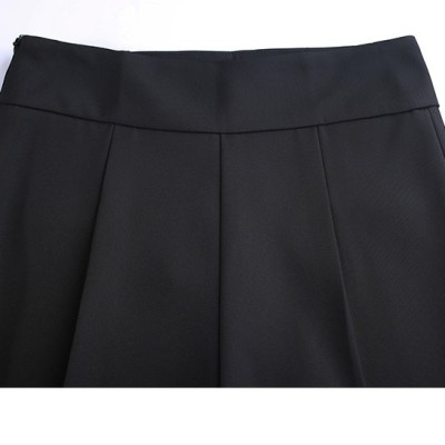 Quần tây ống rộng vải tuyết mưa dày dặn khoá sườn QT19