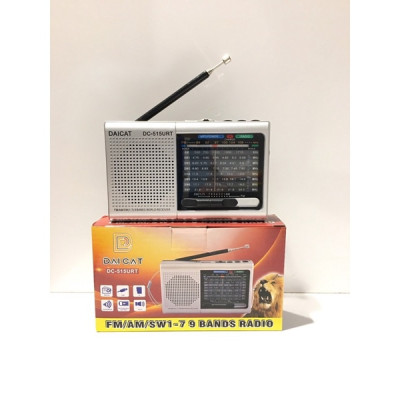 Đài Fm radio DC-515URT Bluetooth Nhật  Máy nghe đài Radio trên sóng FM được thiết kế nhỏ gọn-Hàng Chính Hãng BH:12T
