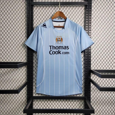 Áo Bóng Đá Retro Manchester City 2007/2008 - Sân Nhà bản cao cấp vải Cotton Polyester