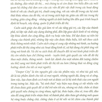 THÀNH PHỐ SÂU HƠN - Trí Tuệ Tập Thể Và Con Đường Đi Từ Thông Minh Đến Thông Thái