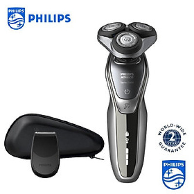 Máy cạo râu khô và ướt Aquatec cao cấp Philips Norelco S5940/88 Tích hợp sạc nhanh (HÀNG NHẬP KHẨU)