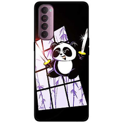 Ốp lưng dành cho Oppo Reno 4 Pro mẫu Gấu Cầm Gươm