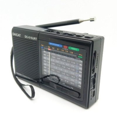 Đài Fm radio DC-515URT Bluetooth Nhật  Máy nghe đài Radio trên sóng FM được thiết kế nhỏ gọn-Hàng Chính Hãng BH:12T