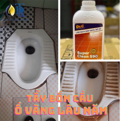Combo Tẩy Bồn Cầu Bị Ố Vàng,Tẩy Gạch Men,Tẩy Xi Măng S90+Nước Lau Bếp Đa Năng,Tẩy Xoong Nồi Siêu Sạch,Tẩy Dầu Mỡ Nhà Bếp Dr.C