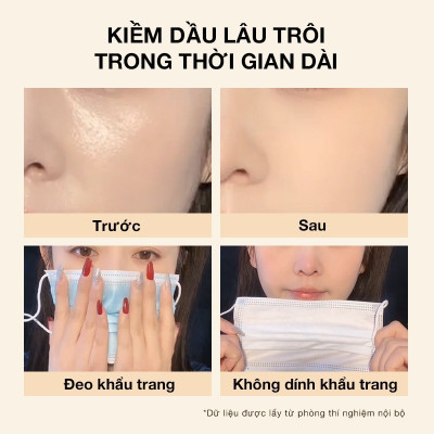 Phấn phủ kiềm dầu PERFECT DIARY chống thấm nước kiểm soát dầu lên đến 12h với 3 màu tùy chọn 7g