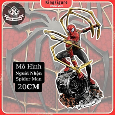 Mô Hình Người Nhện Spider Man Avengers MAVEL trạng thái chiến đấu cực chất . Cao 20cm . Figure Avengers