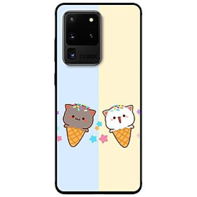 Ốp lưng dành cho Samsung S20 - S20 Plus - S20 Ultra mẫu Couple Kem