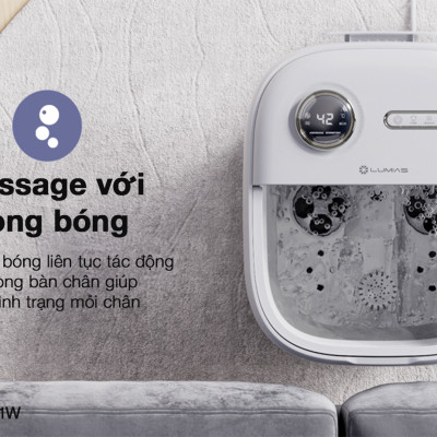 Máy massage chân Lumias LMF-01W Hàng chính hãng