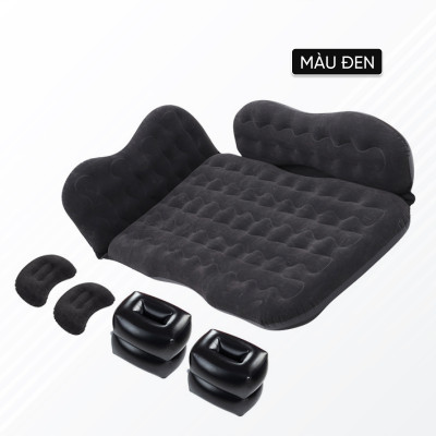 [XẢ KHO]Đệm hơi ô tô, nệm hơi xe ô tô cao cấp hàng dày loại 1, có thành chắn an toàn, tặng kèm bơm điện và bộ gối