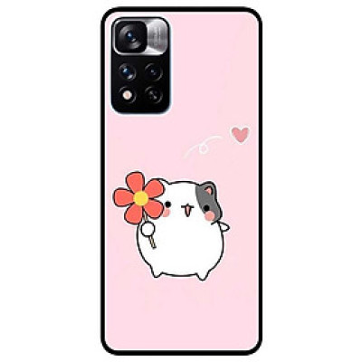 Ốp lưng dành cho Xiaomi Redmi Note 11 Pro 5G ( Bản Nội Địa ) - Chú Chuột Cầm Hoa