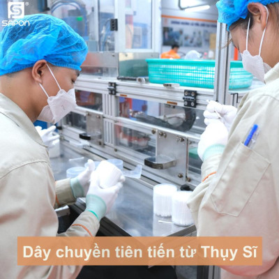 [Lố 12 hộp] Tăm bông vệ sinh người lớn YUMY thân giấy [TB01-626] hộp 200 que