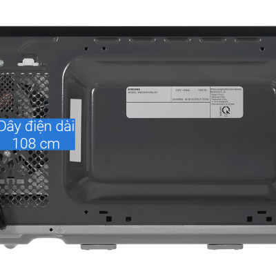 Lò vi sóng không nướng Samsung MS20A3010AL/SV 20 lít , màu đen, công suất 700W - Hàng chính hãng