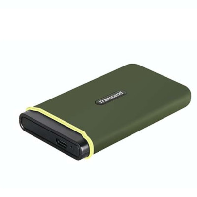 Ổ cứng gắn SSD gắn ngoài chống sốc Transcend ESD380C USB 3.2 Gen 2 type C - Hàng Chính Hãng 