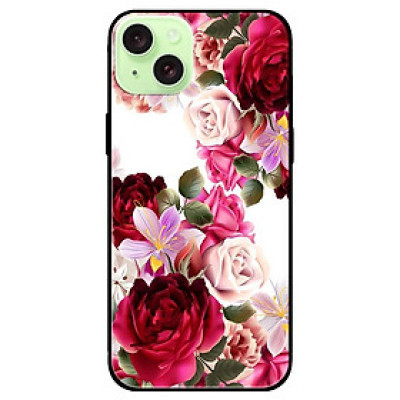 Ốp lưng dành cho Iphone 15 - Iphone 15 Plus - Iphone 15 Pro - Iphone 15 Pro Max - Họa Tiết Hoa Hồng Chéo - Hàng Chính Hãng