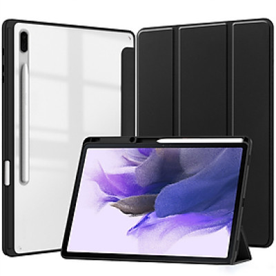 Bao da mặt lưng trong suốt dành cho Samsung Galaxy Tab S10 FE/S9/S9 FE/S9 Plus/S9 FE Plus/S9 Ultra/Tab A9/A9 Plus hiệu Zaki - Hàng Nhập Khẩu